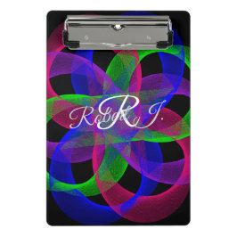 ダブルループメッシュ幾何学ミニクリップボード ミニクリップボード