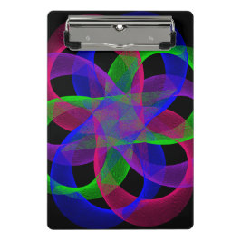 ダブルループメッシュ幾何学ミニクリップボード ミニクリップボード