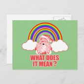 ダブルレインボーサンタクロース シーズンポストカード (正面/裏面)