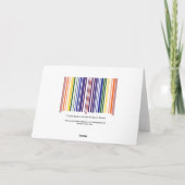 ダブルレインボーバーコード カード (裏面)