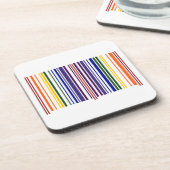 ダブルレインボーバーコード コースター (左側)