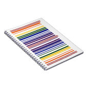 ダブルレインボーバーコード ノートブック (右側)