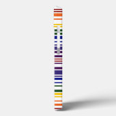 ダブルレインボーバーコード Case-Mate iPhoneケース (裏面 / 左)