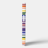 ダブルレインボーバーコード Case-Mate iPhoneケース (裏面 / 右)