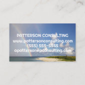 ダブルレインボービーチ名刺 名刺 (裏面)