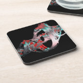 ダブルレインボーボルテックスコルクコースターセット コースター (左側)