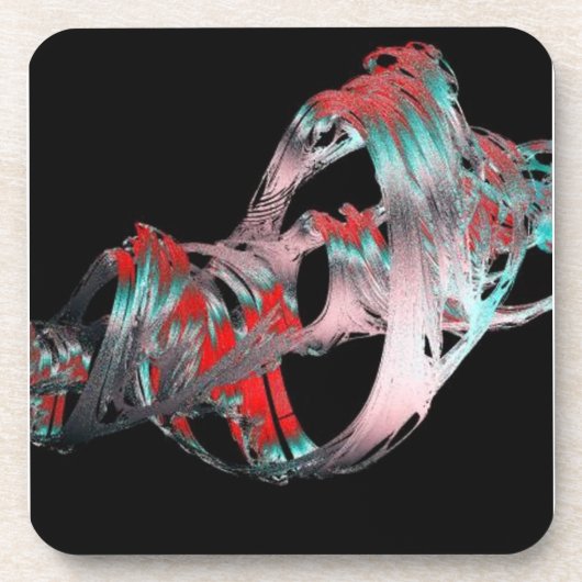 ダブルレインボーボルテックスコルクコースターセット コースター (正面)