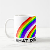 ダブルレインボーマグビデオ コーヒーマグカップ (左)