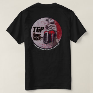 ダブルロゴ クラシックゴシックポッドキャストTシャツ Tシャツ
