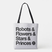 ダブルロボットとトート トートバッグ (裏面)