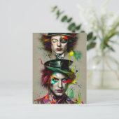 ダブル不機嫌はがき ポストカード (スタンド正面)