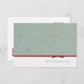 ダブル中国のハピネスRSVPメーラーセット 出欠カード (正面/裏面)