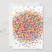 ダブル兄弟姉妹誕生日招待状 招待状 (裏面)