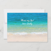 ダブル写真は私の花嫁カードになる 招待状 (裏面)