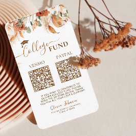 ダブル卒業カレッジ基金QRコード エンクロージャーカード