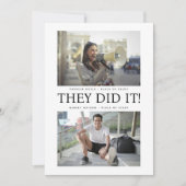 ダブル卒業パーティー！  招待状 (正面)