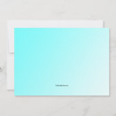 ダブル卒業式ハットトス 招待状 (裏面)