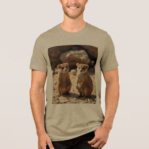 "ダブル可愛さ:オーストラリアのクッカツインズ" トライブレンドTシャツ