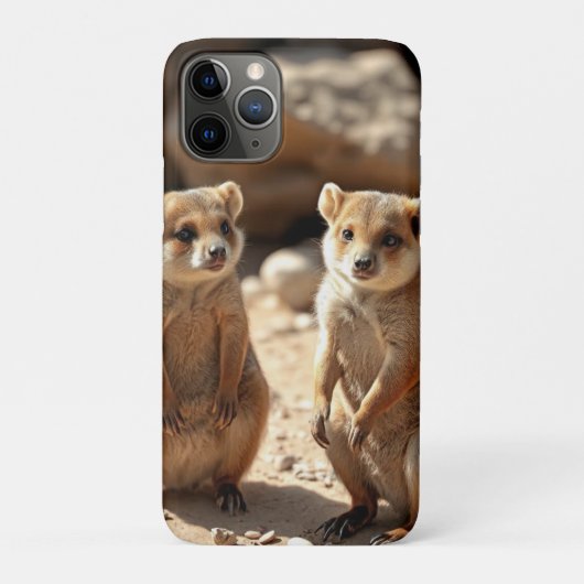 "ダブル可愛さ：オーストラリアのクッカツインズ" Case-Mate iPhoneケース (裏)