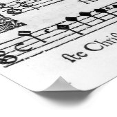 ダブル合唱団のミサの開始ページ ポスター (角)