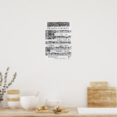 ダブル合唱団のミサの開始ページ ポスター (キッチン)