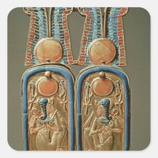 ダブル型枠のギント王室の箱 スクエアシール (正面)