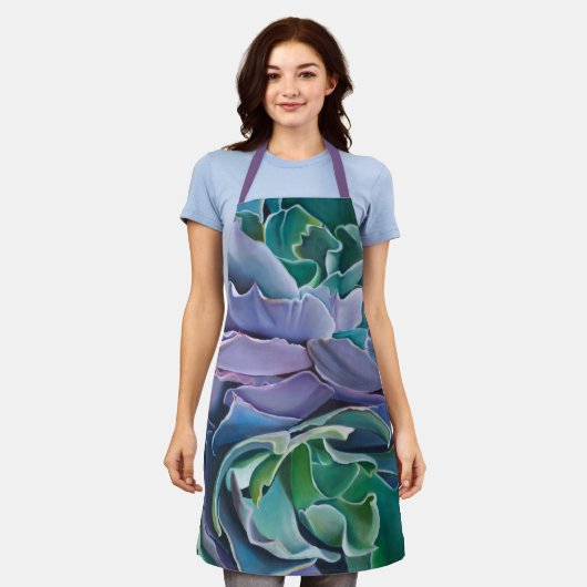 ダブル多肉エプロン エプロン (着用した状態)