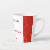 ダブル大事な行事誕生日とクリスマスマグカップ カフェラテマグ (右)
