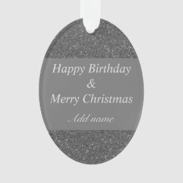 ダブル大事な行事誕生日とクリスマス装飾 オーナメント