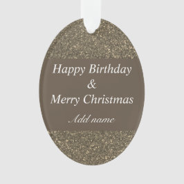 ダブル大事な行事誕生日とクリスマス装飾 オーナメント