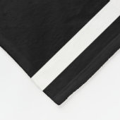 ダブル幸せ/ブラック – 大フリースブランケット フリースブランケット (角)