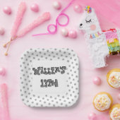 ダブル文字10代のボーイバースデーパーティー ペーパープレート (パーティー)