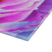 ダブル素晴らしピンク牡丹フラワー詳細 カッティングボード (角)