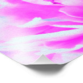 ダブル素晴らしピンク牡丹フラワー詳細 フォトプリント (角)