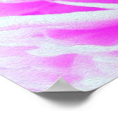 ダブル素晴らしピンク牡丹フラワー詳細 ポスター (角)