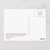 ダブル虹はがき ポストカード (裏面)