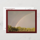 ダブル虹はがき ポストカード (正面/裏面)