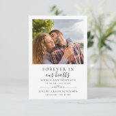 ダブル記念写真葬式祈りの言葉カード (スタンド正面)