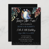 ダブル誕生日サマーシーカタツムリキッズ 招待状 (正面/裏面)