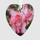 ダブル赤と白ツツツツジ春フローラ オーナメント (正面)