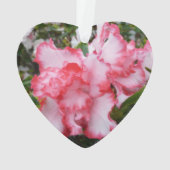 ダブル赤と白ツツツツジ春フローラ オーナメント (裏面)