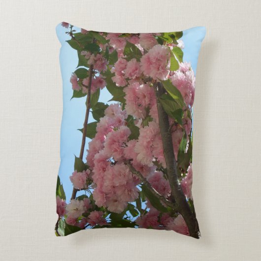 ダブル開花さくらんぼツリーIV春 アクセントクッション (裏面(縦))
