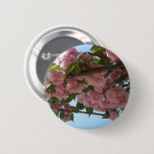 ダブル開花さくらんぼツリーIV春 缶バッジ (正面&裏面)