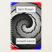 ダブル陰陽スパイラルバイKenneth Yoncich プランナー手帳 (正面)