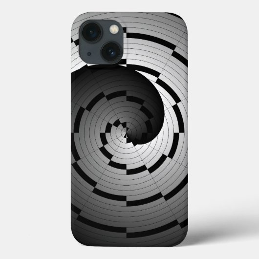 ダブル陰陽スパイラルバイKenneth Yoncich Case-Mate iPhoneケース (裏面)