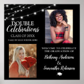 ダブル2フォト卒業へようこそ ポスター (正面)