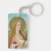 ダブル・イメージ・セント・アグネス・オブ・ローマ(BC 01) キーホルダー (裏面)