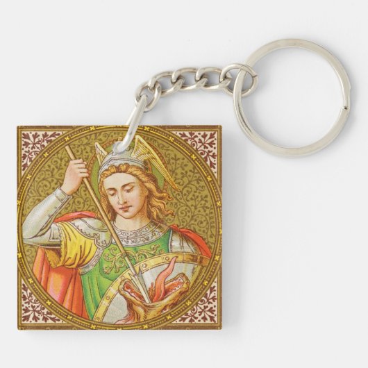 ダブル・イメージ・セント・ジョージ (SNV 13) キーホルダー (裏面)