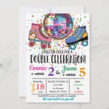 ダブル・セレブレーション・ローラー・スケーティング・ディスコ・招待