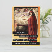 ダブル、ダブル、トイル&トラブルハロウィンポットラックI 招待状 (スタンド正面)